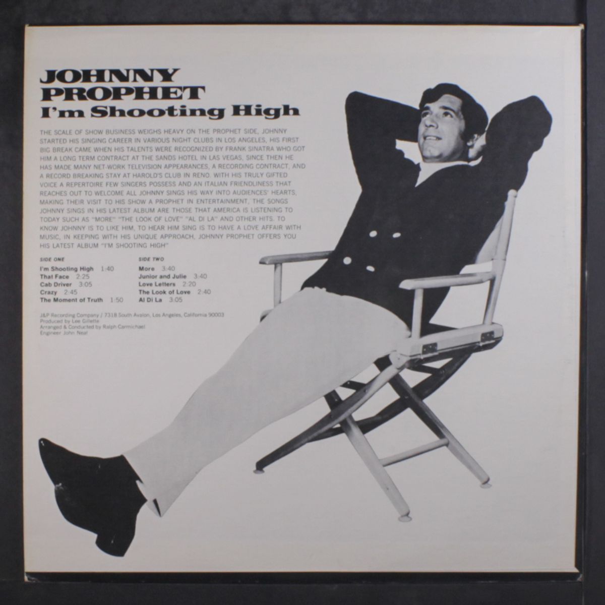 i'm shooting high by JOHNNY PROPHET