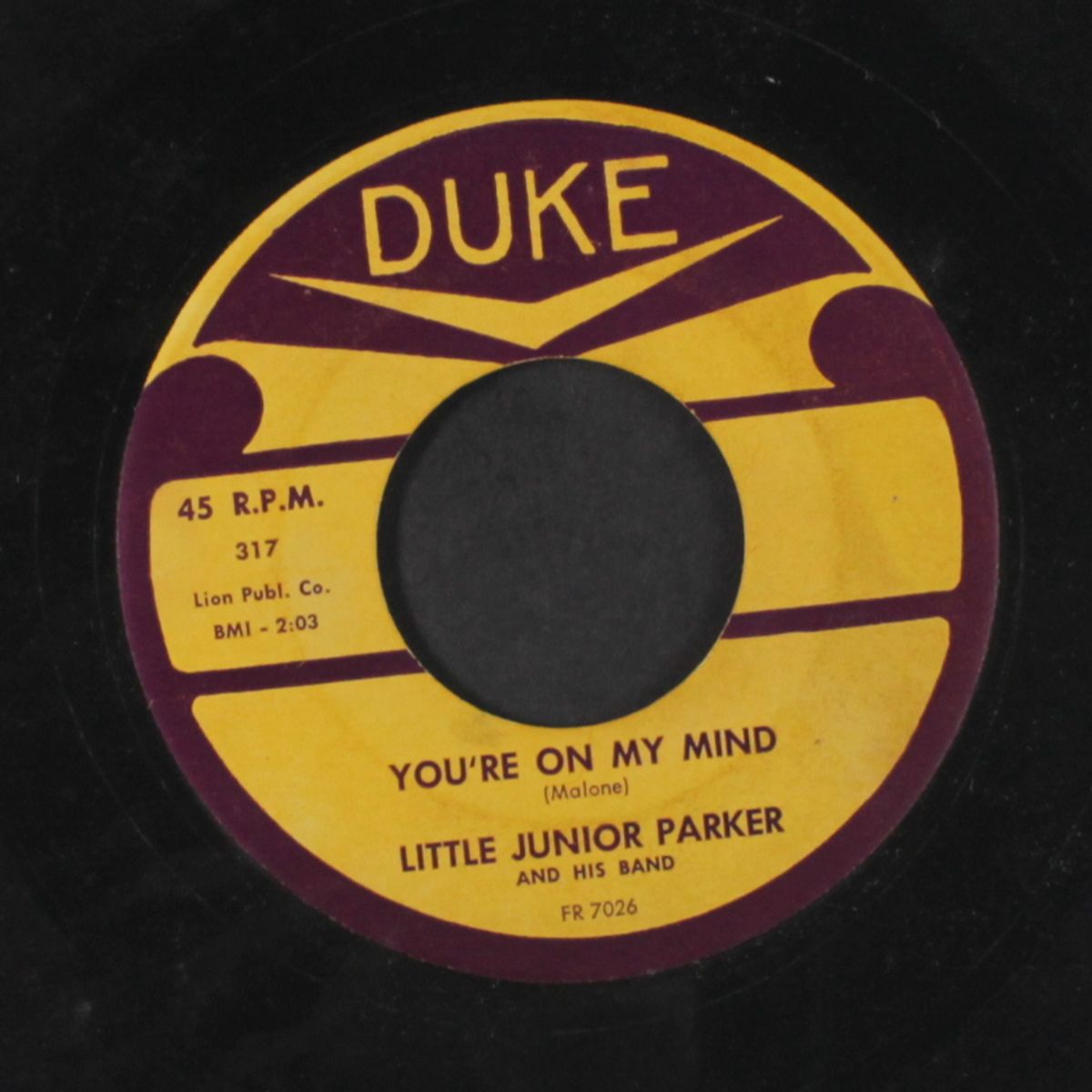 the next time / you're on my mind by LITTLE JUNIOR PARKER