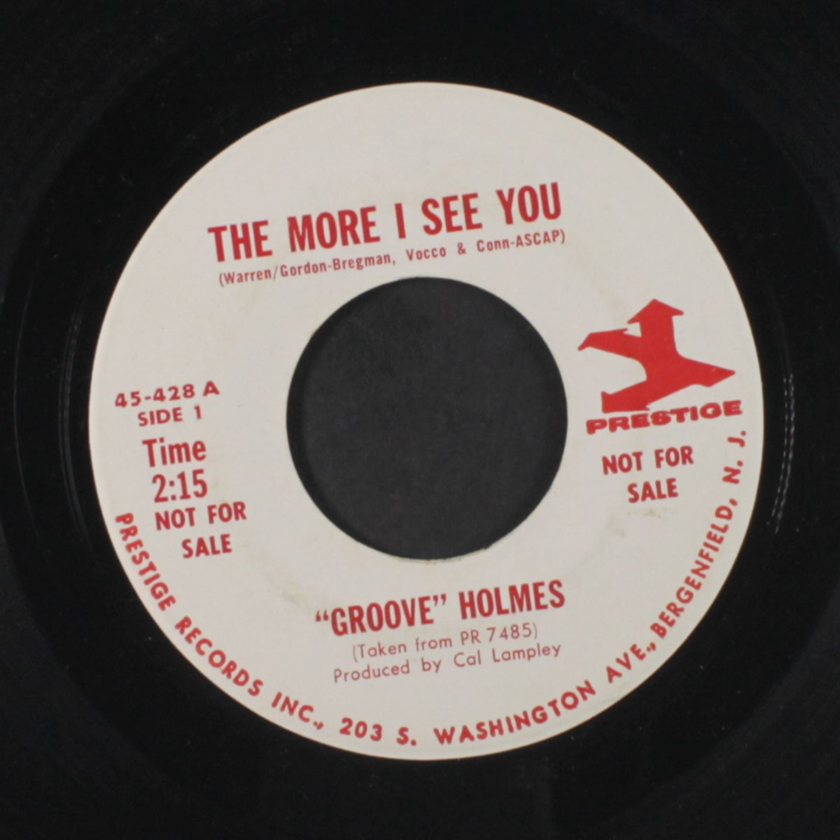 the more i see you / on the street where you live by RICHARD 'GROOVE' HOLMES