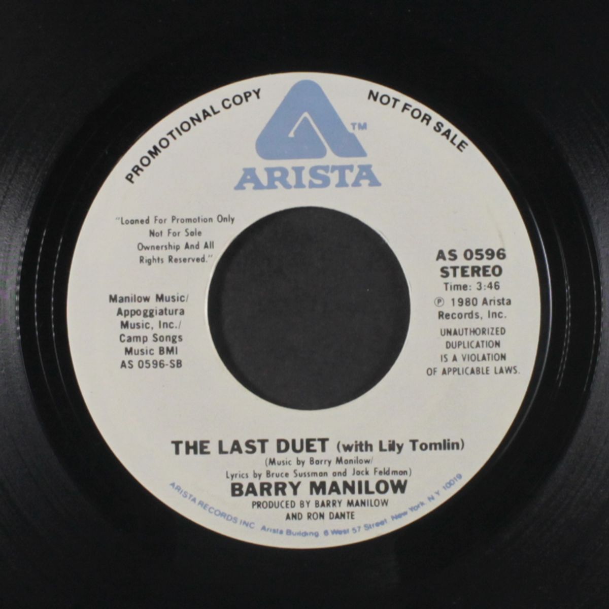 lonely together / the last duet (with lily tomlin) by BARRY MANILOW