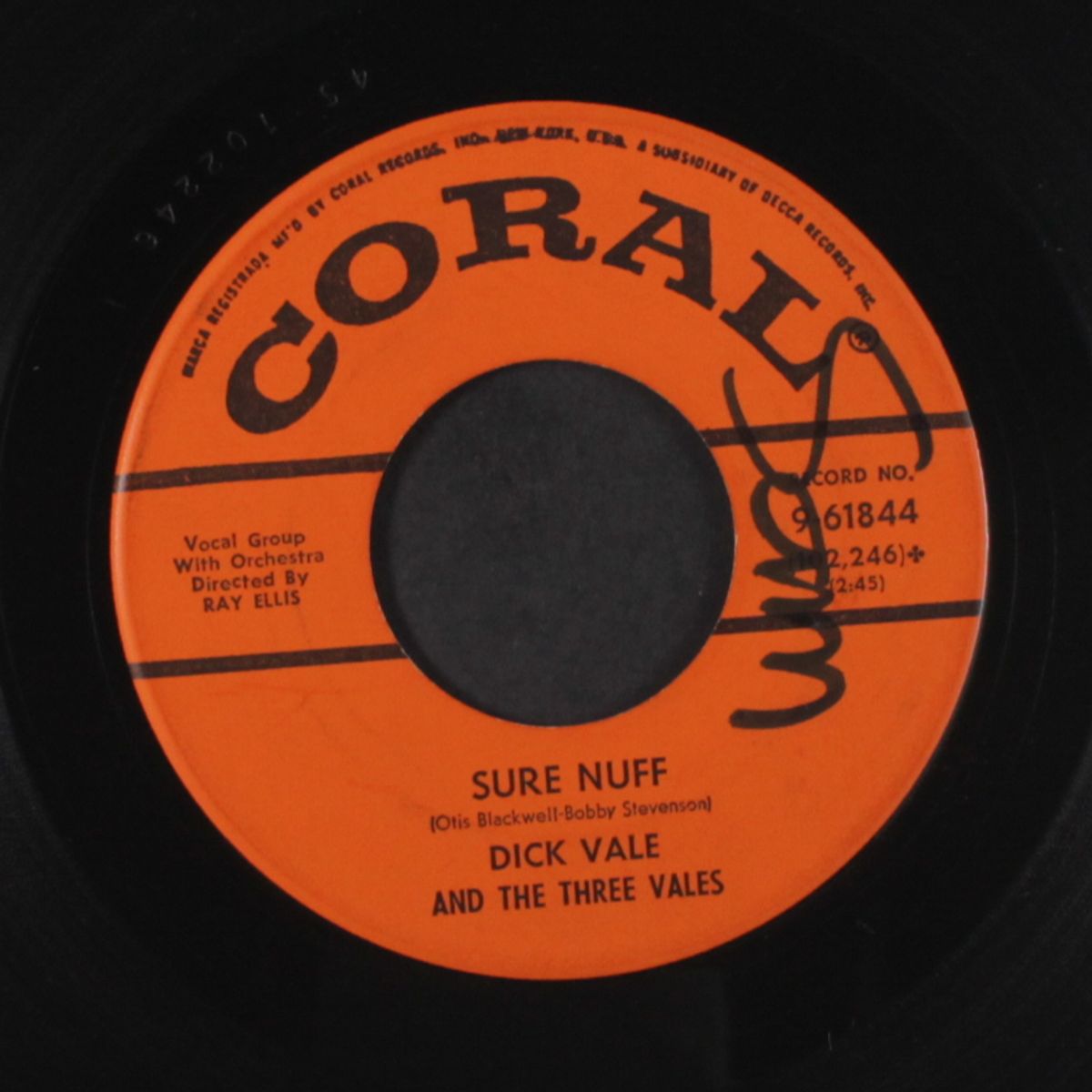 rock-a-billy blues / sure nuff by DICK VALE