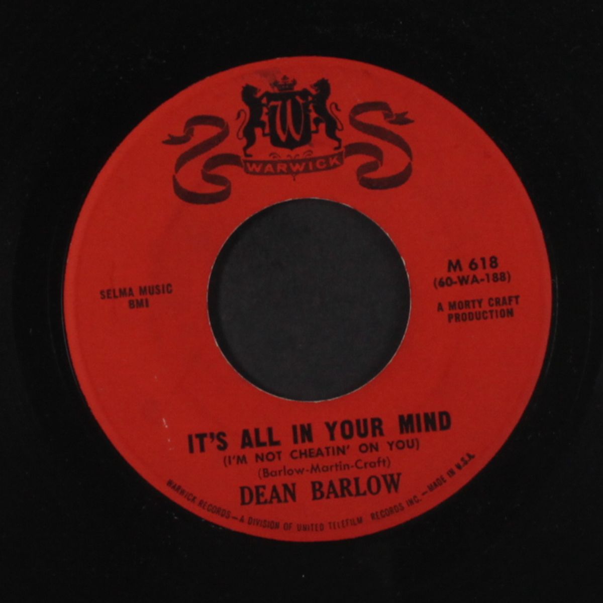 it's all in your mind / friendly people by DEAN BARLOW\