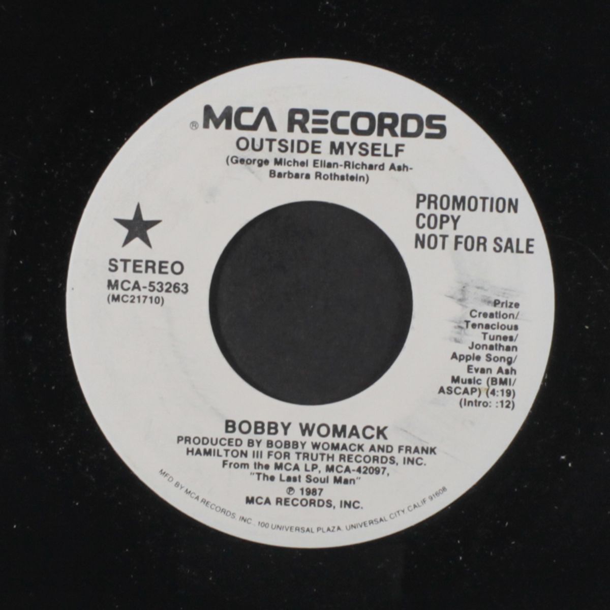 outside myself / same by BOBBY WOMACK
