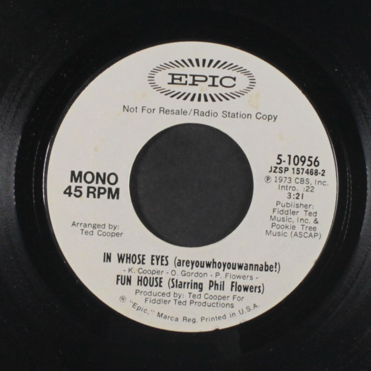 in whose eyes / mono by FUN HOUSE