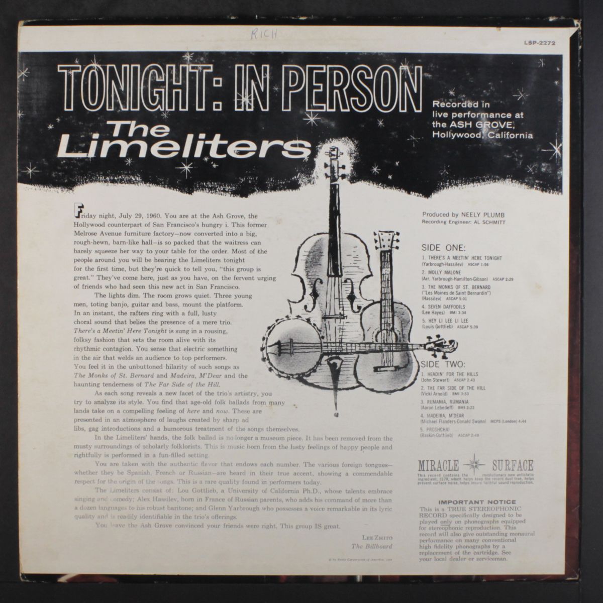 tonight: in person by LIMELITERS