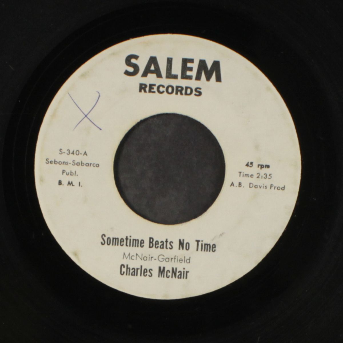 sometimes beats no time by CHARLES MCNAIR