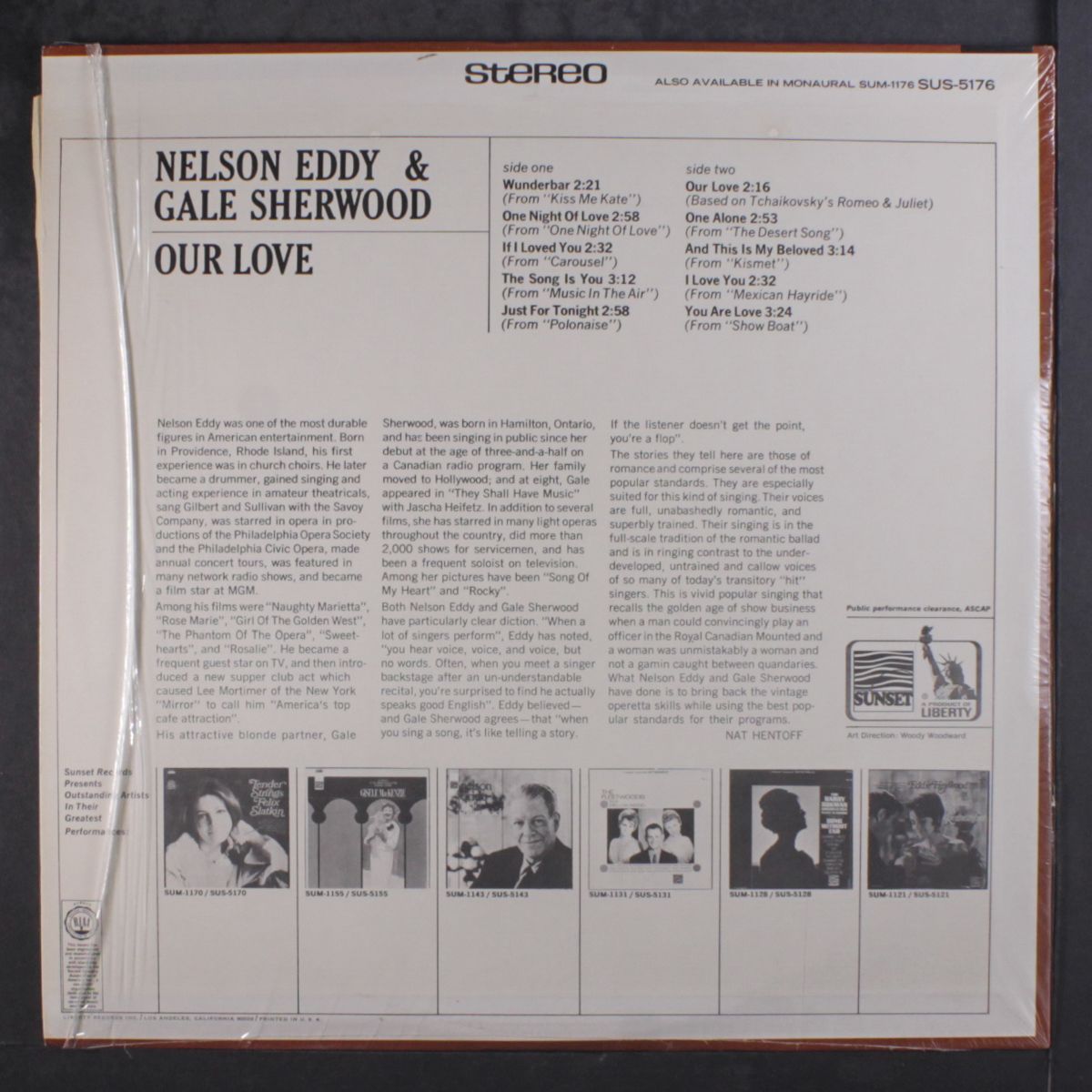 our love by NELSON EDDY/GALE SHERWOOD