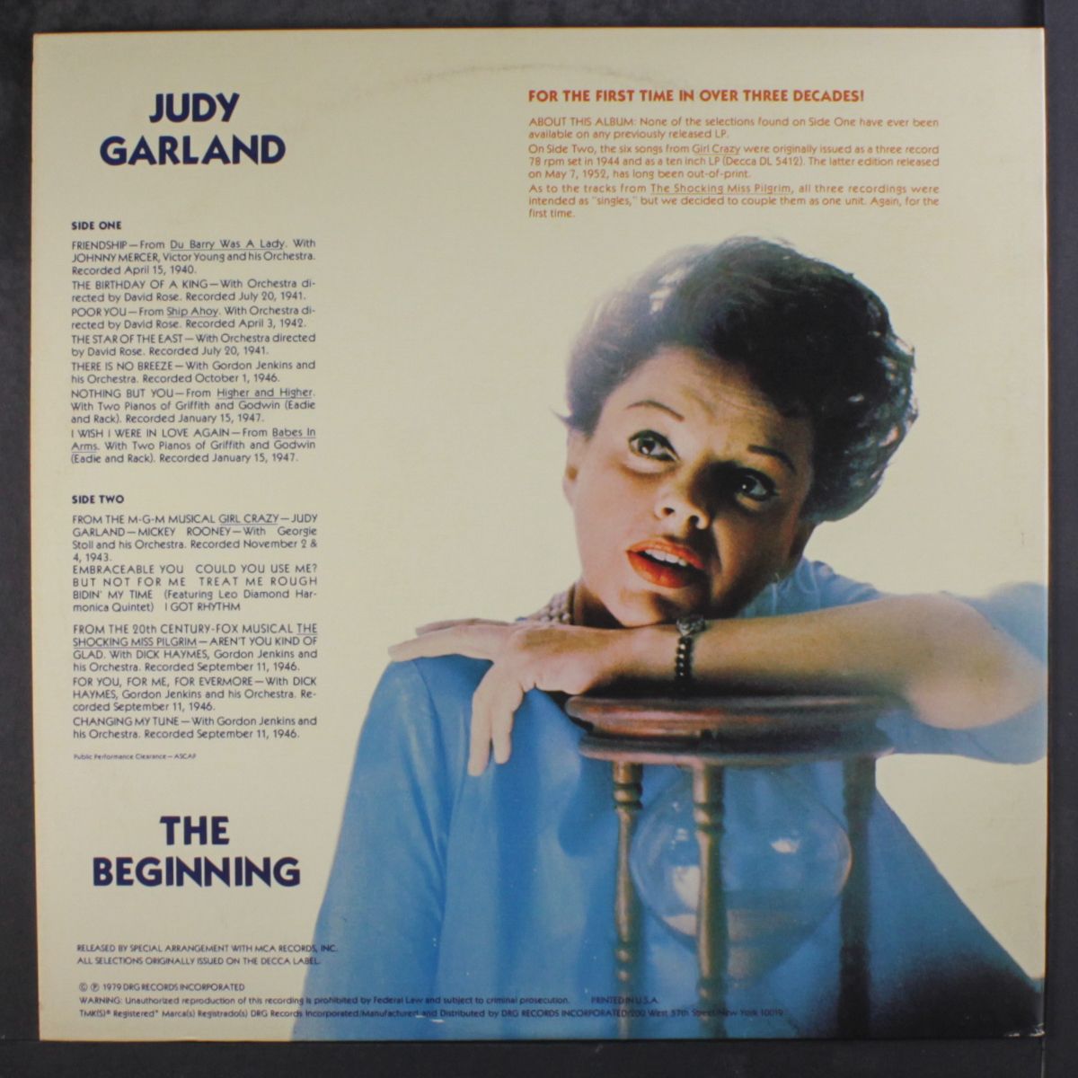 the beginning by JUDY GARLAND