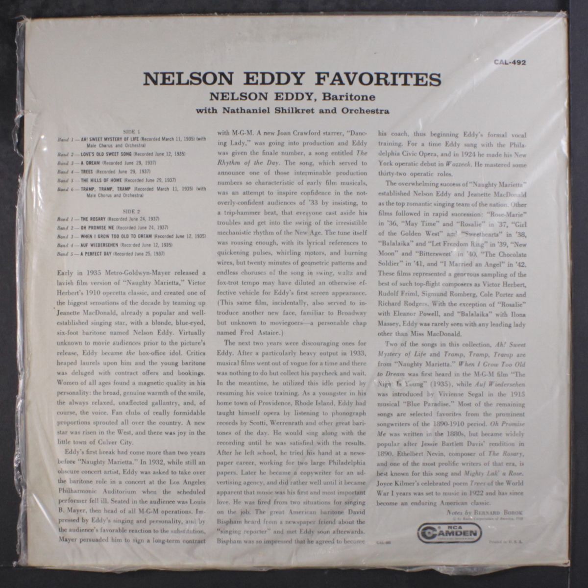 favorites by NELSON EDDY