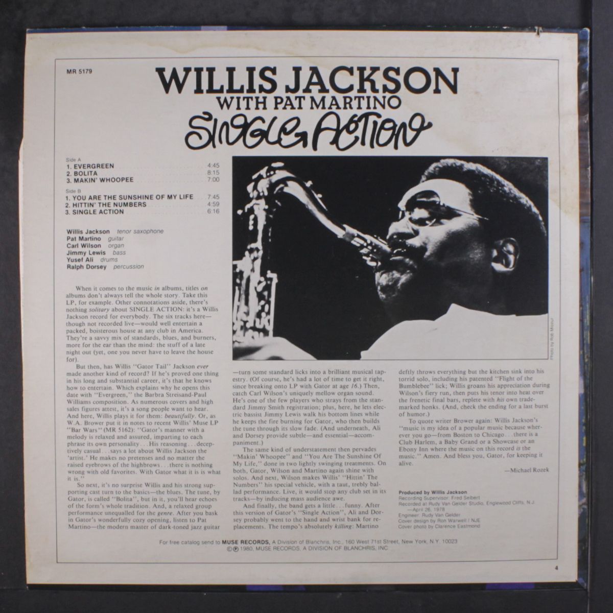 single action by WILLIS JACKSON