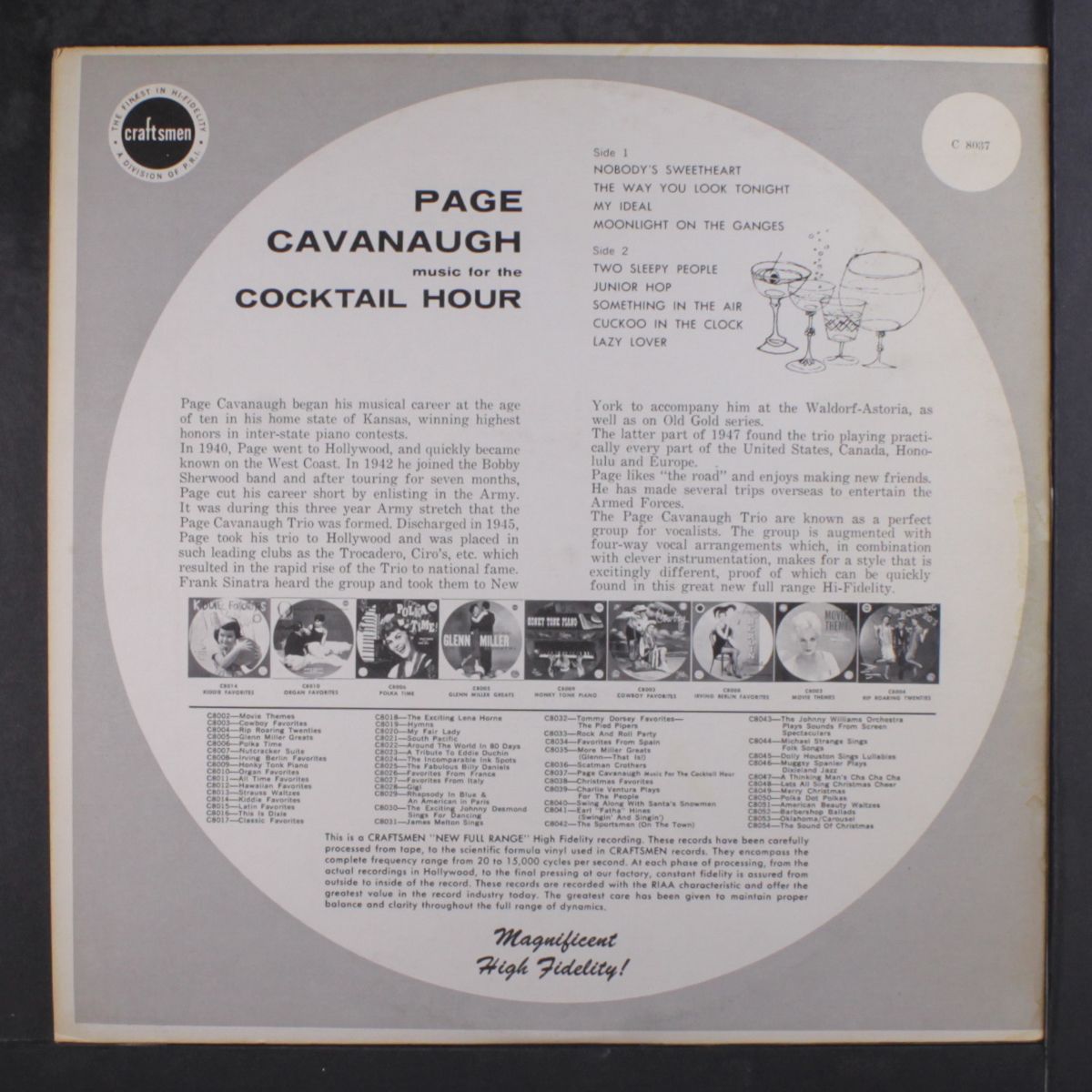 music for the cocktail hour by PAGE CAVANAUGH