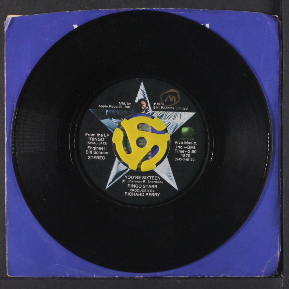 you're sixteen / devil woman by RINGO STARR