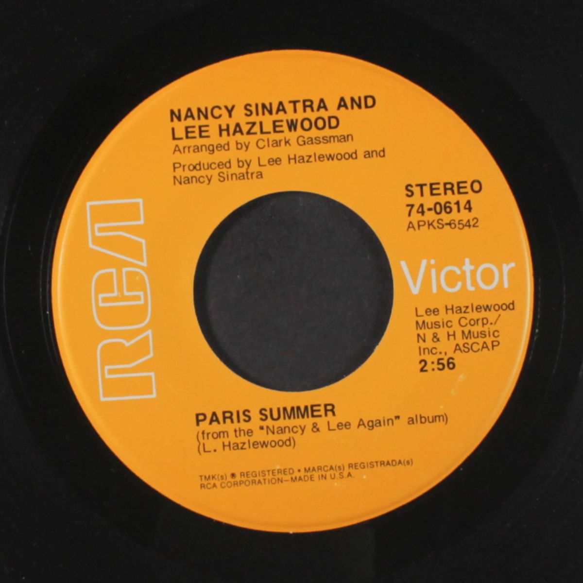 paris summer / down from dover by NANCY SINATRA & LEE HAZELWOOD