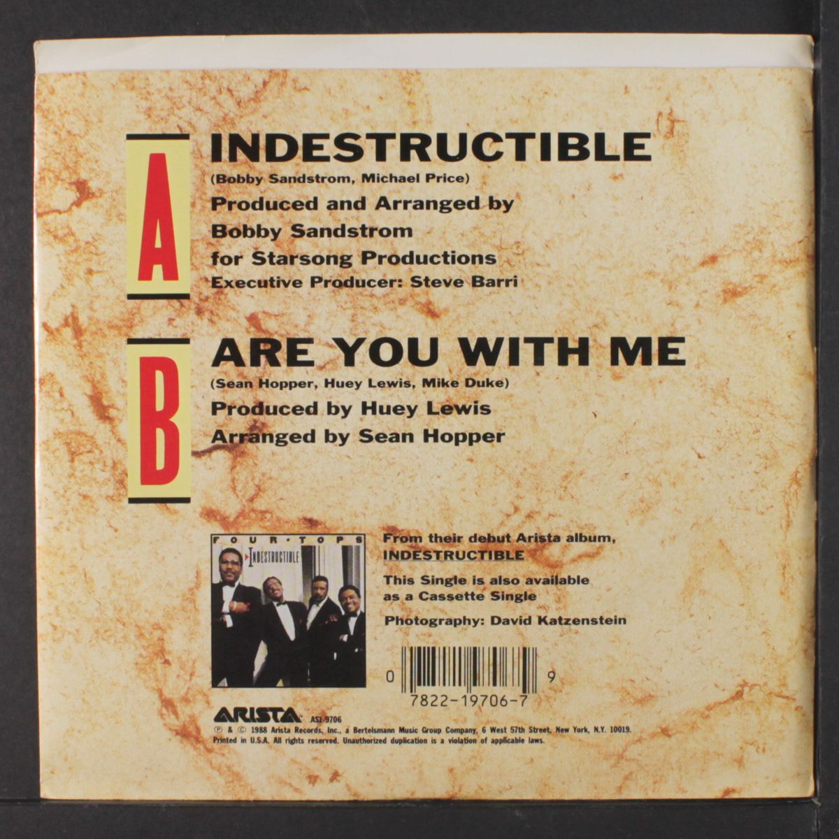 indestructable / are you with me by FOUR TOPS