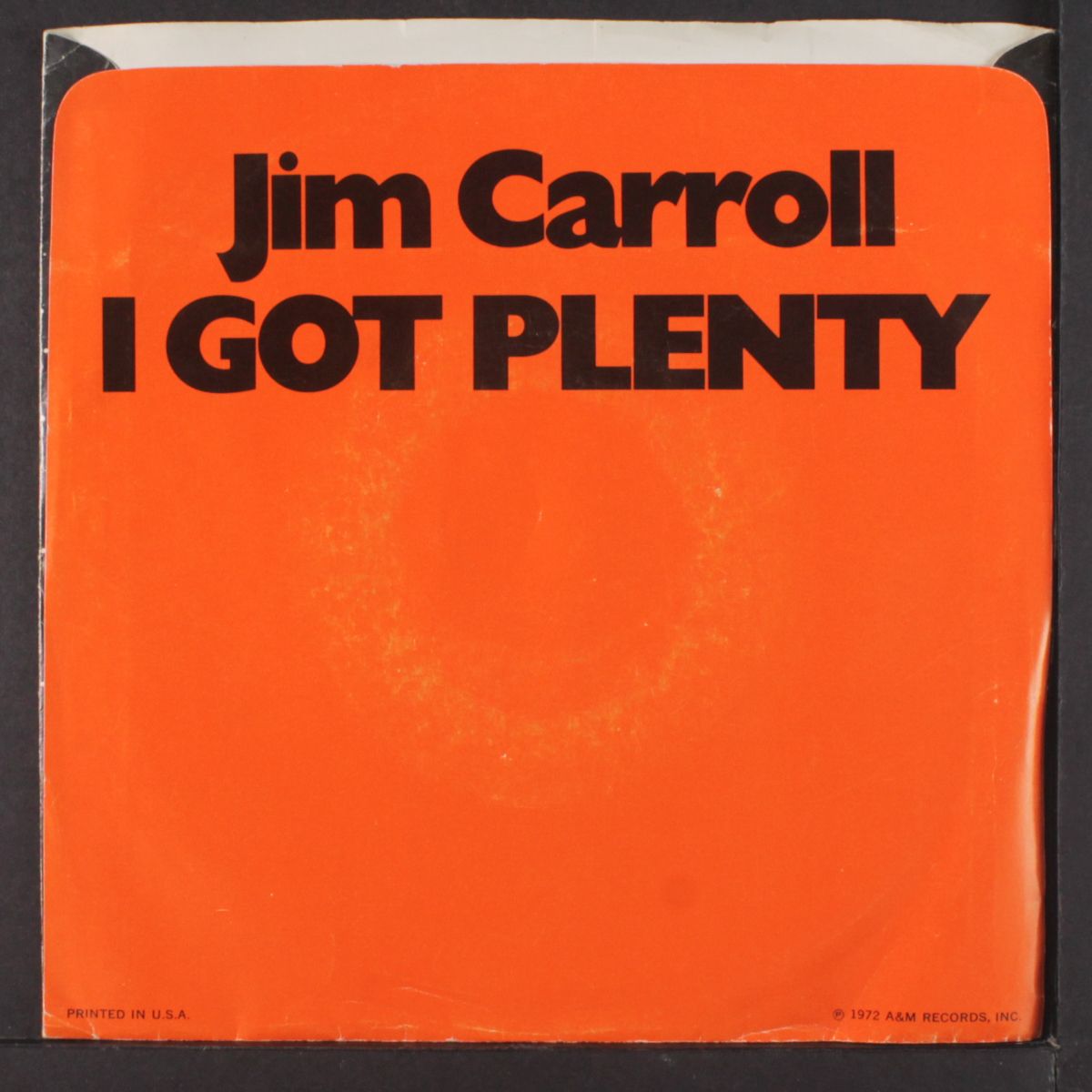 save me / i got plenty by JIM CARROLL