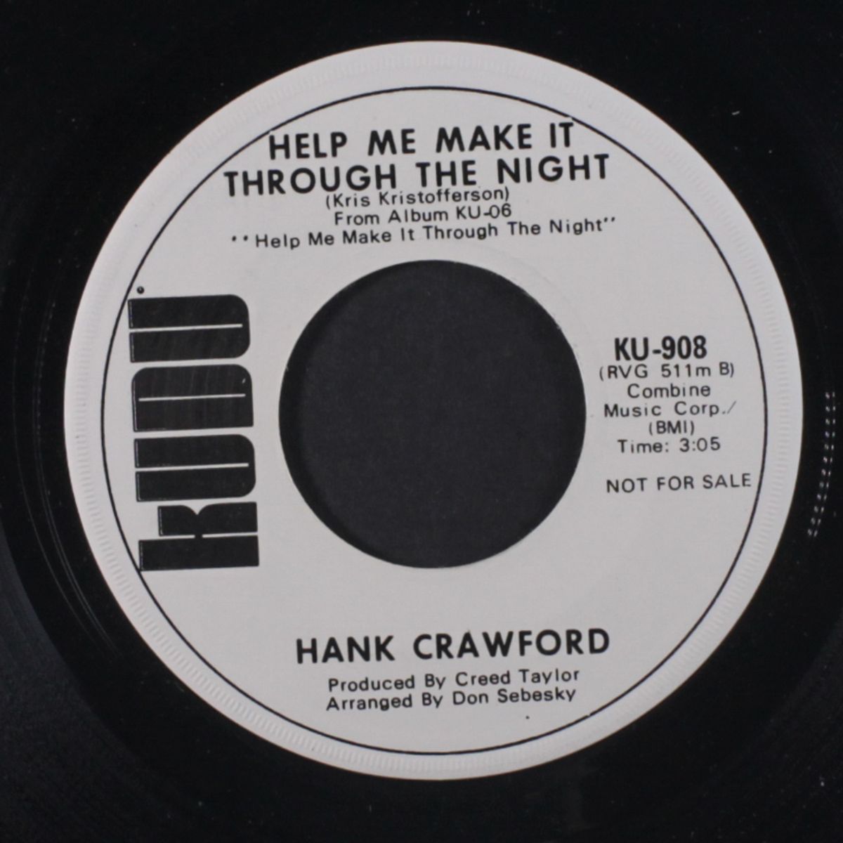 uncle funky / help me make it through the night by HANK CRAWFORD