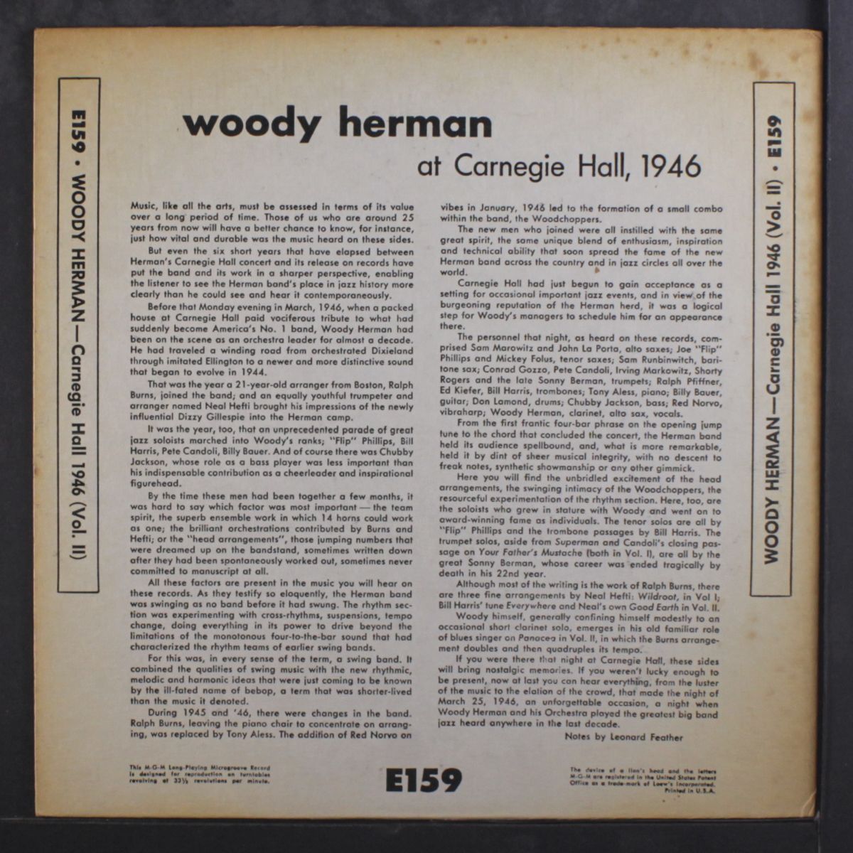 at carnegie hall 1946, vol. 2 by WOODY HERMAN