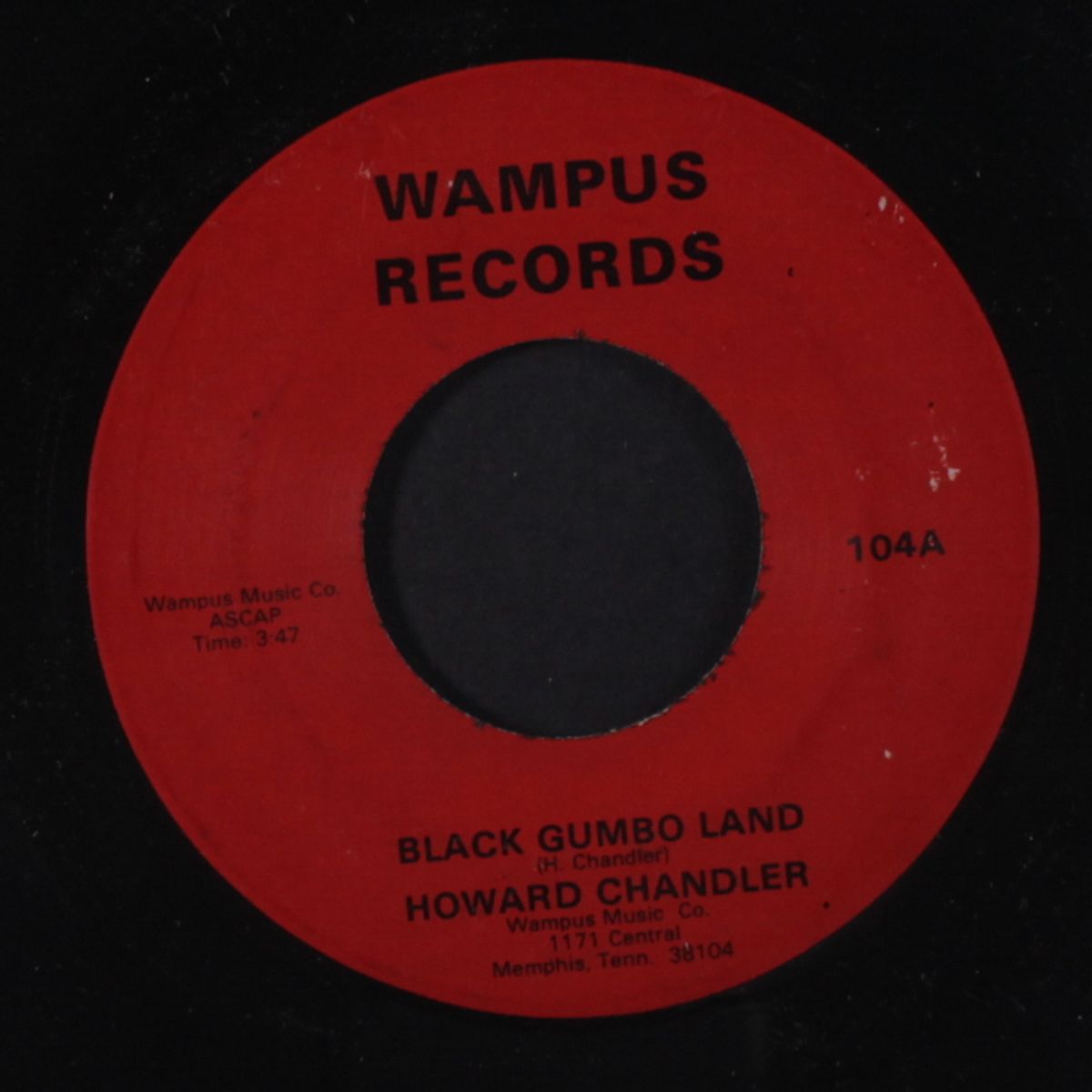 black gumbo land / a million friends by HOWARD CHANDLER