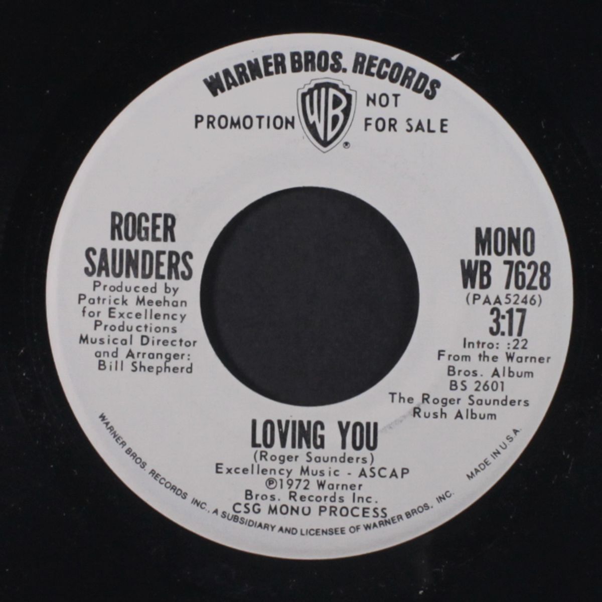 loving you / mono by ROGER SAUNDERS
