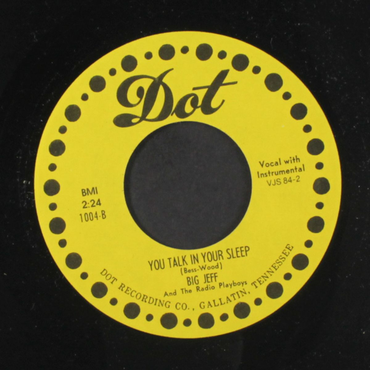 juke box boogie / you talk in your sleep by BIG JEFF