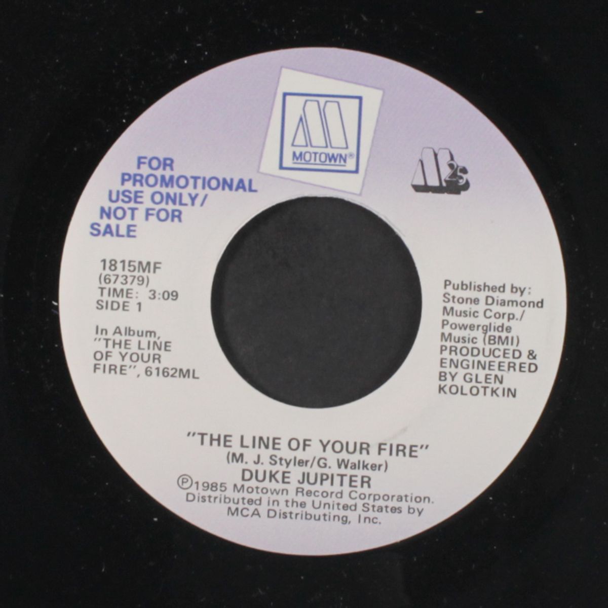 the line of your fire / same by DUKE JUPITER