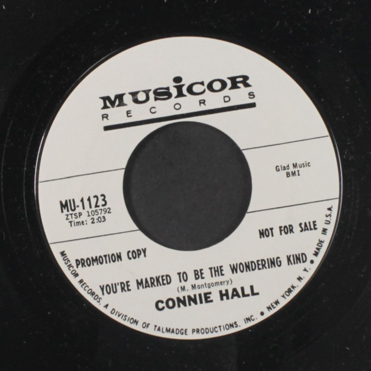 the crowd / you're marked to be the wondering kind by CONNIE HALL