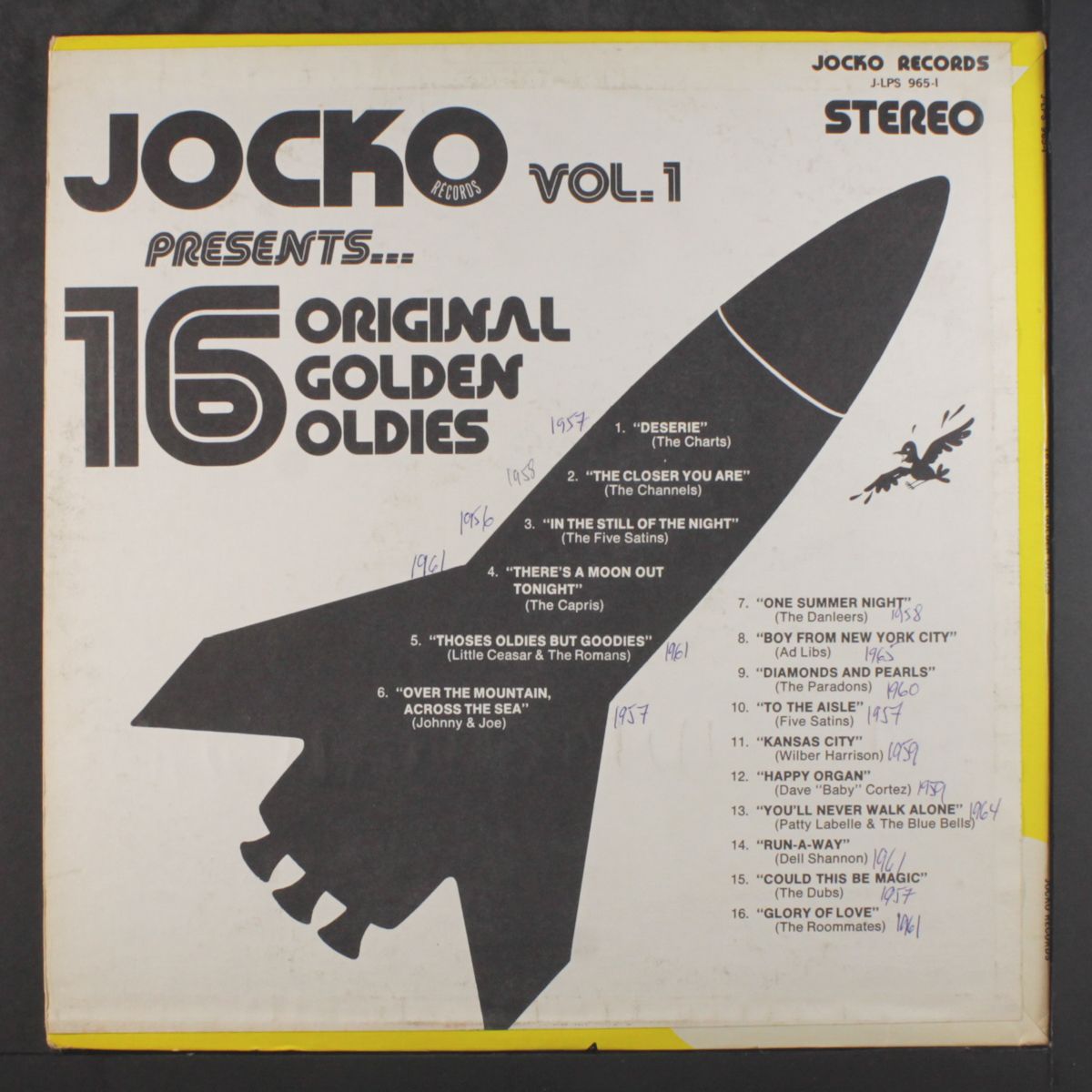 jocko presents 16 orig. golden oldies, vol. 1 by VARIOUS