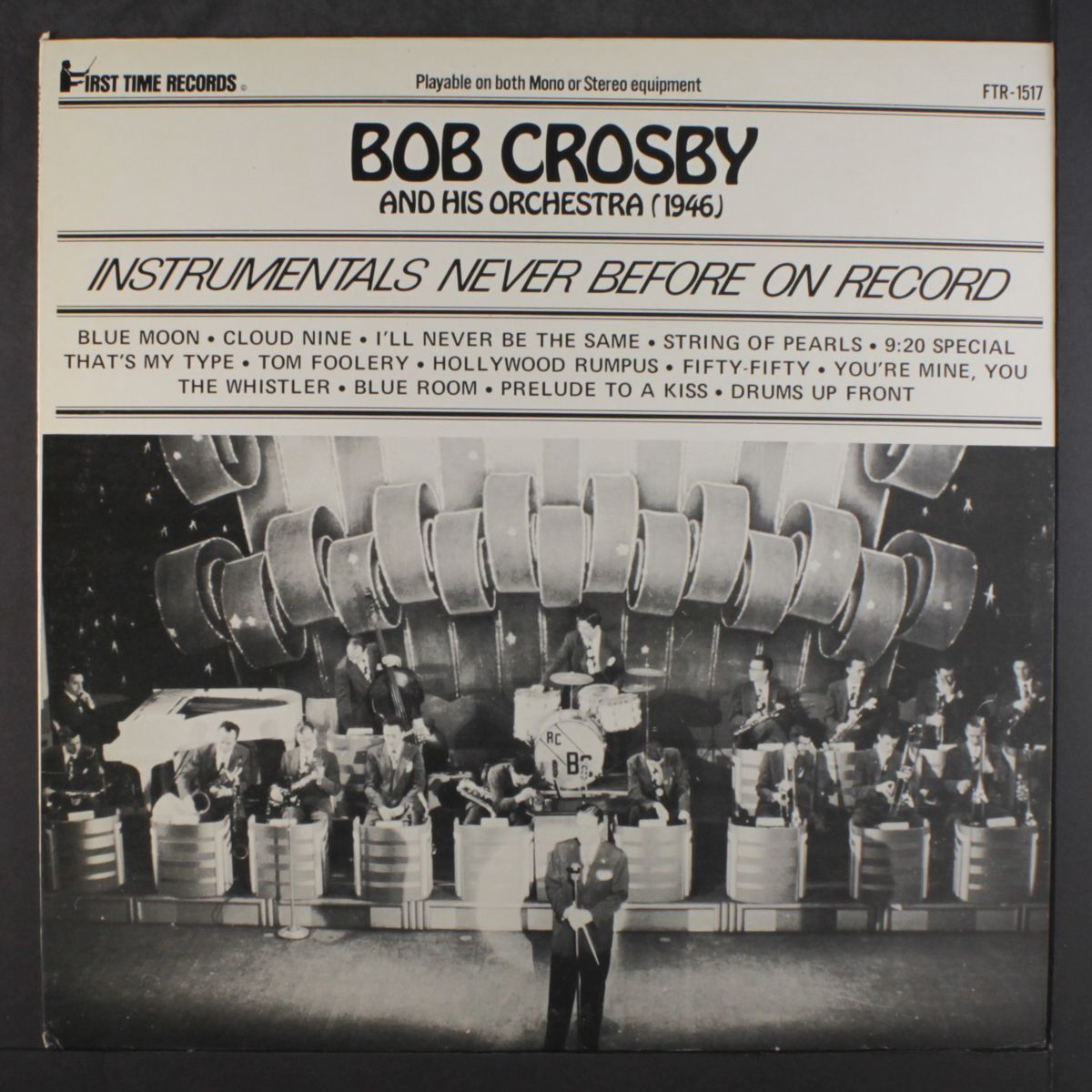 instrumentals never before on record by BOB CROSBY
