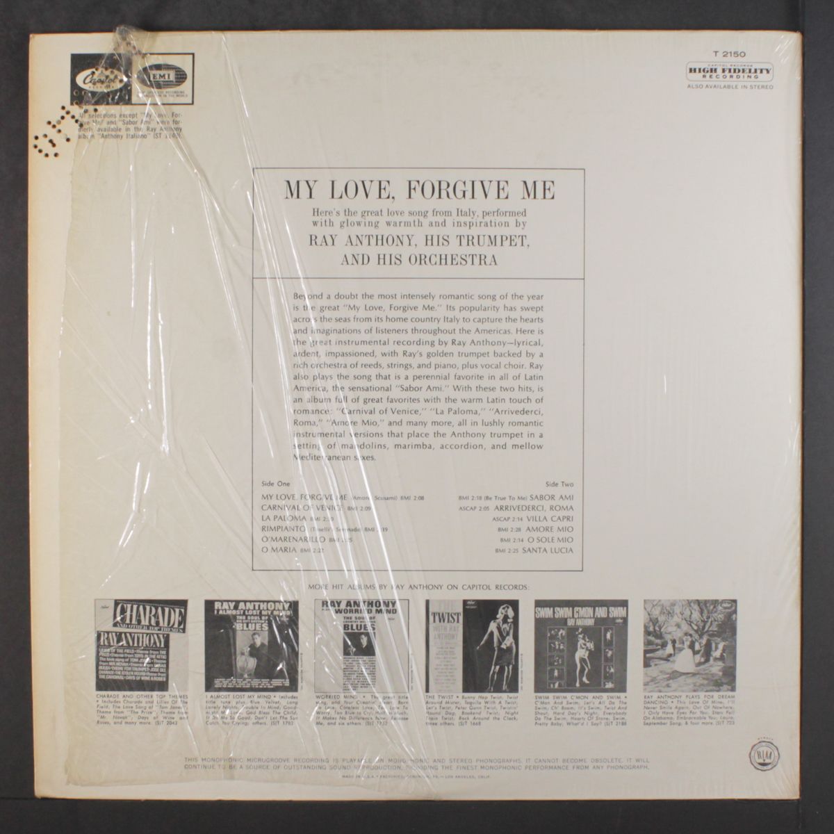 my love, forgive me by RAY ANTHONY