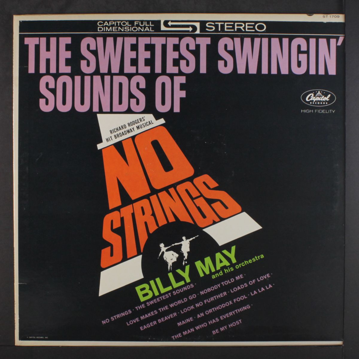 the sweetest swingin' sounds of "no strings" by BILLY MAY