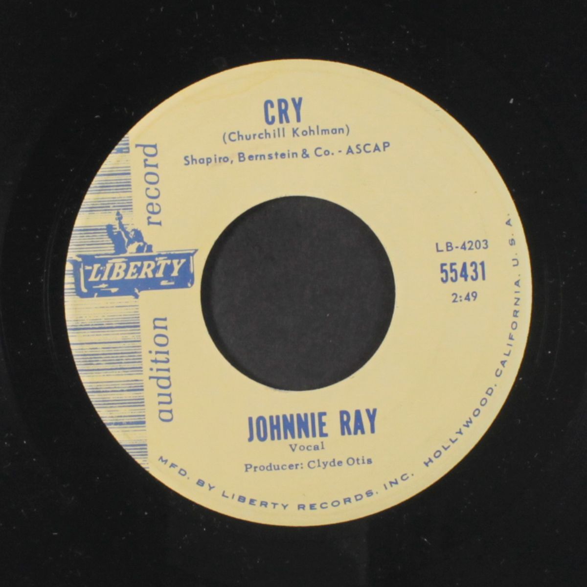 cry by JOHNNIE RAY