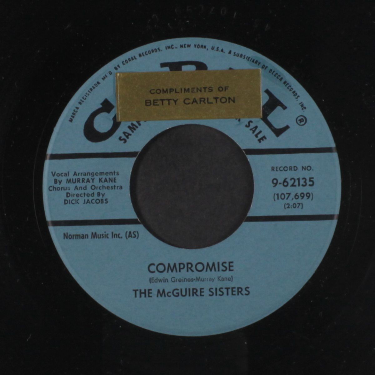 red river valley by MCGUIRE SISTERS