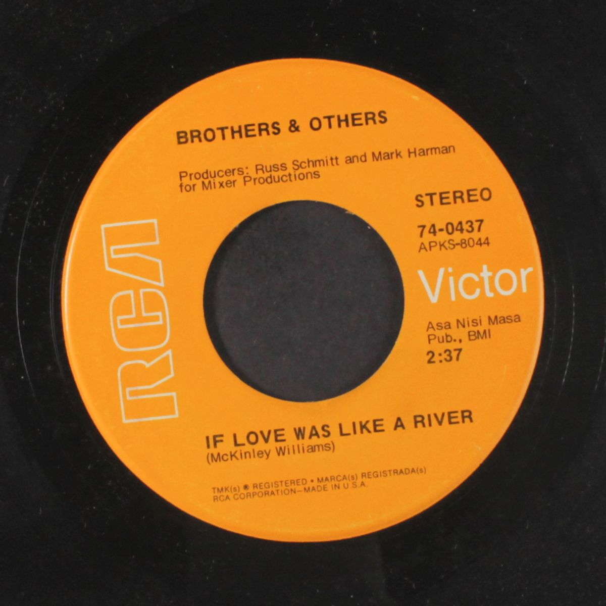 now is the time of the season / if love was like a river by BROTHERS & OTHERS