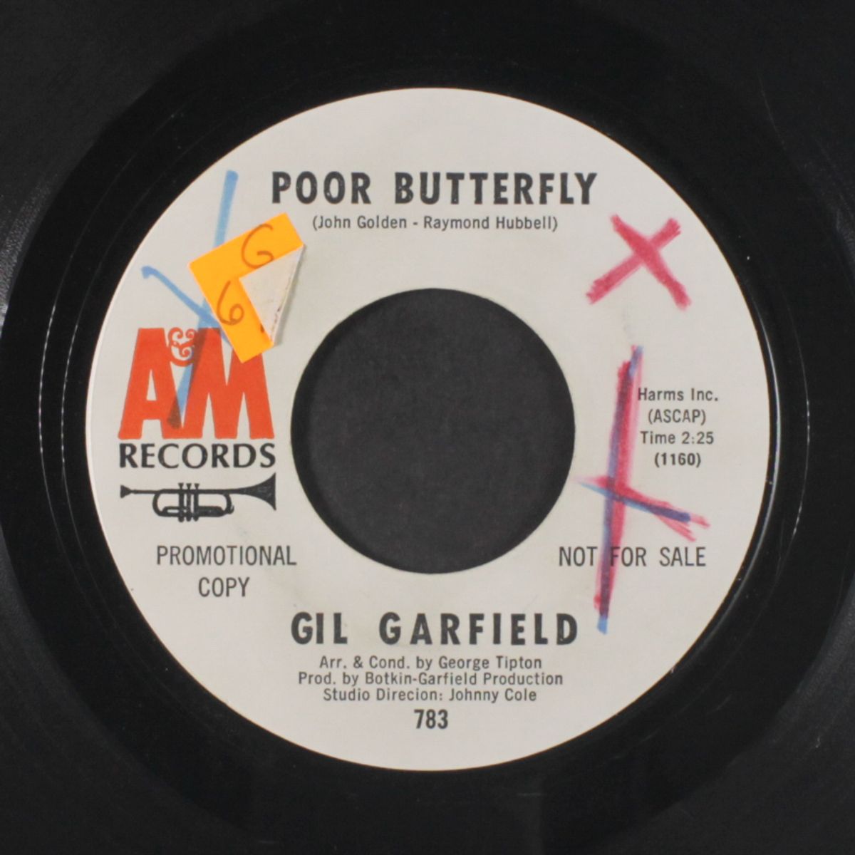 just a clown / poor butterfly by GIL GARFIELD
