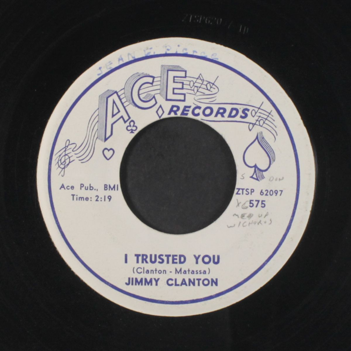 i trusted you / go, jimmy, go by JIMMY CLANTON