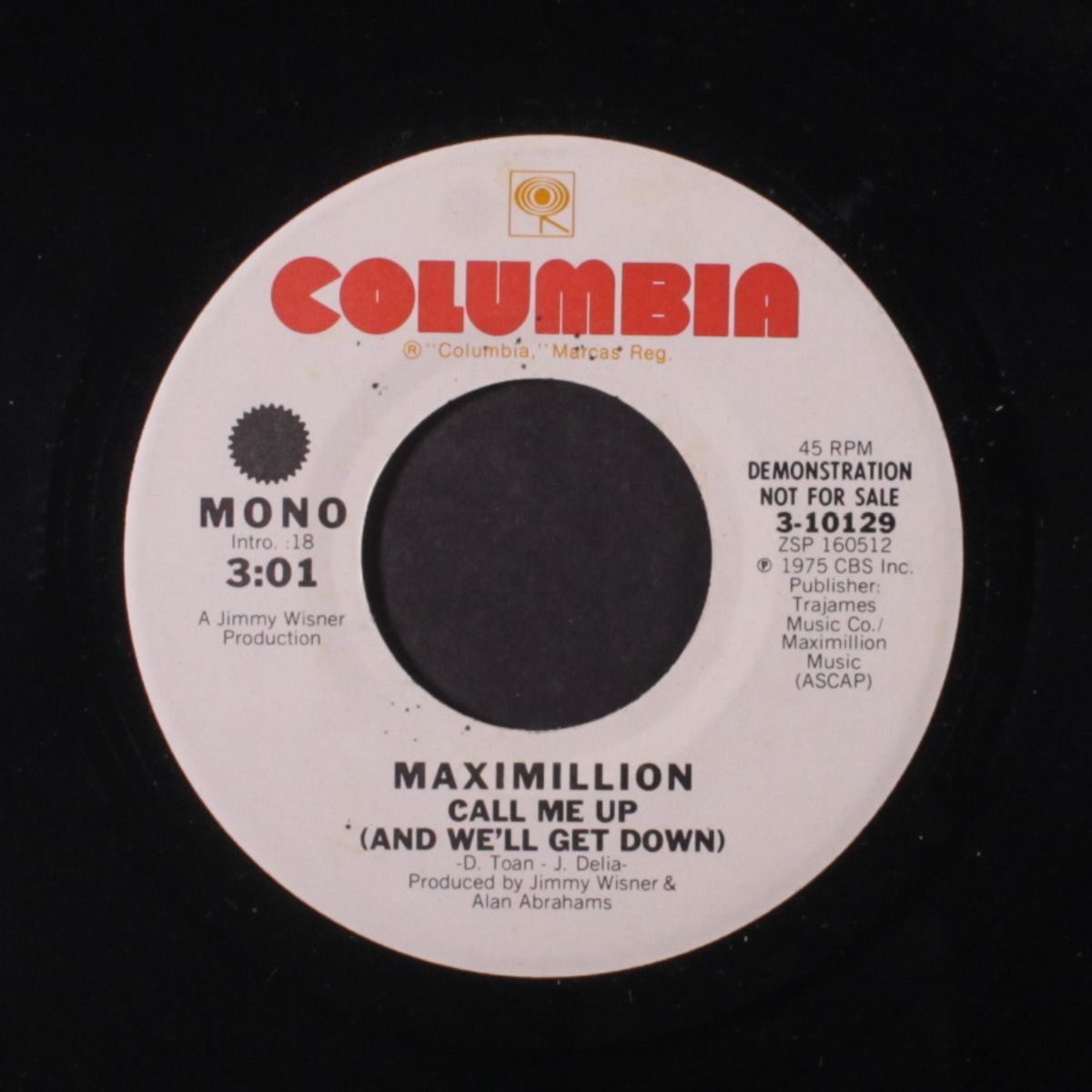 call me up (and we'll get down / mono) by MAXIMILLION