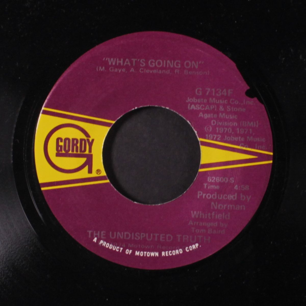help yourself / what's going on by UNDISPUTED TRUTH