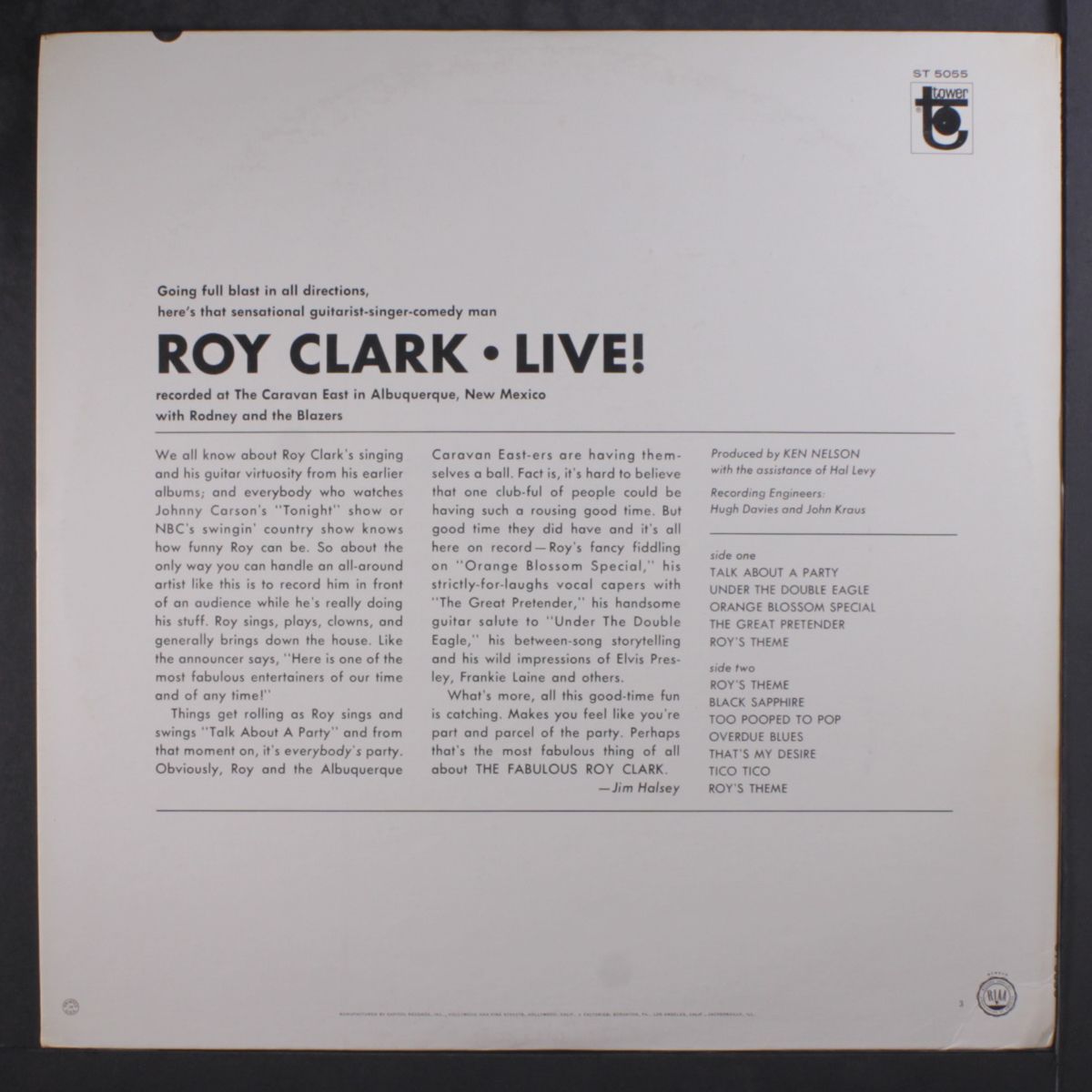 live! by ROY CLARK