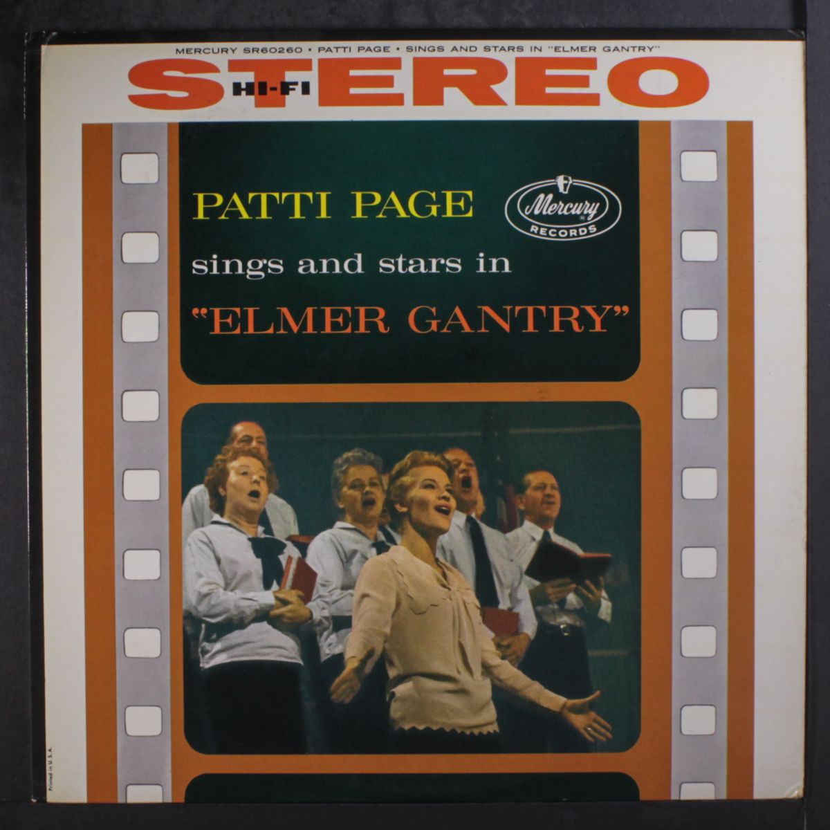 sings and stars in elmer gantry by PATTI PAGE