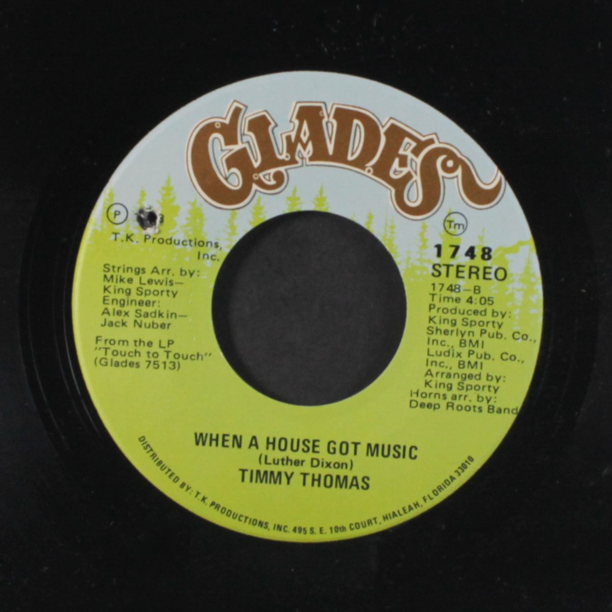 touch to touch / when a house got music by TIMMY THOMAS