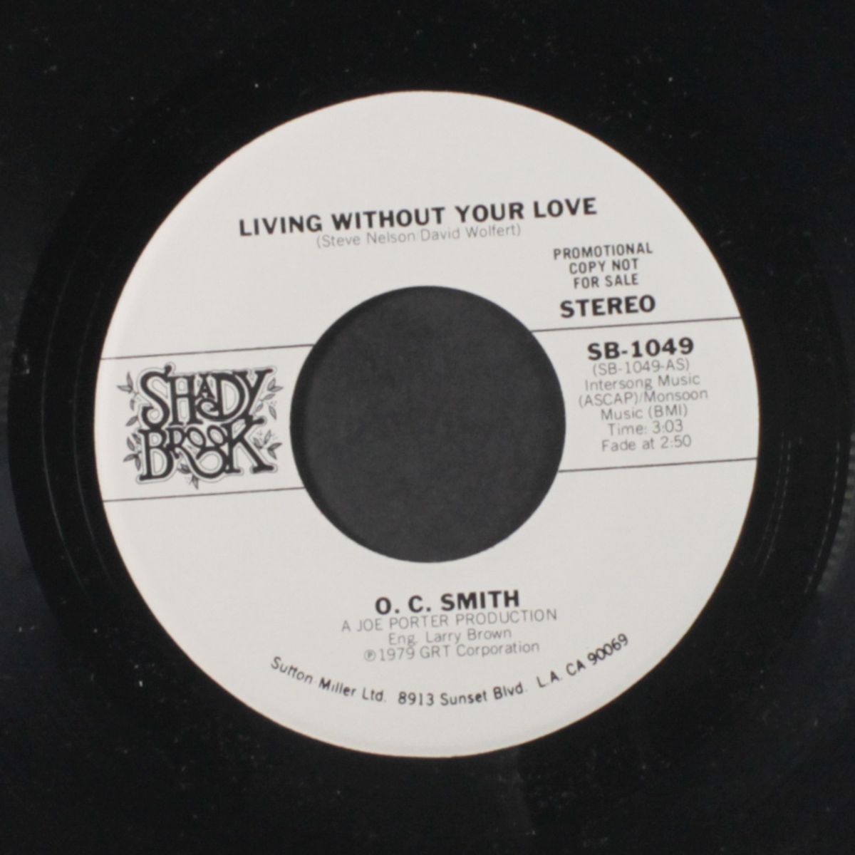 living without your love / same by O.C. SMITH