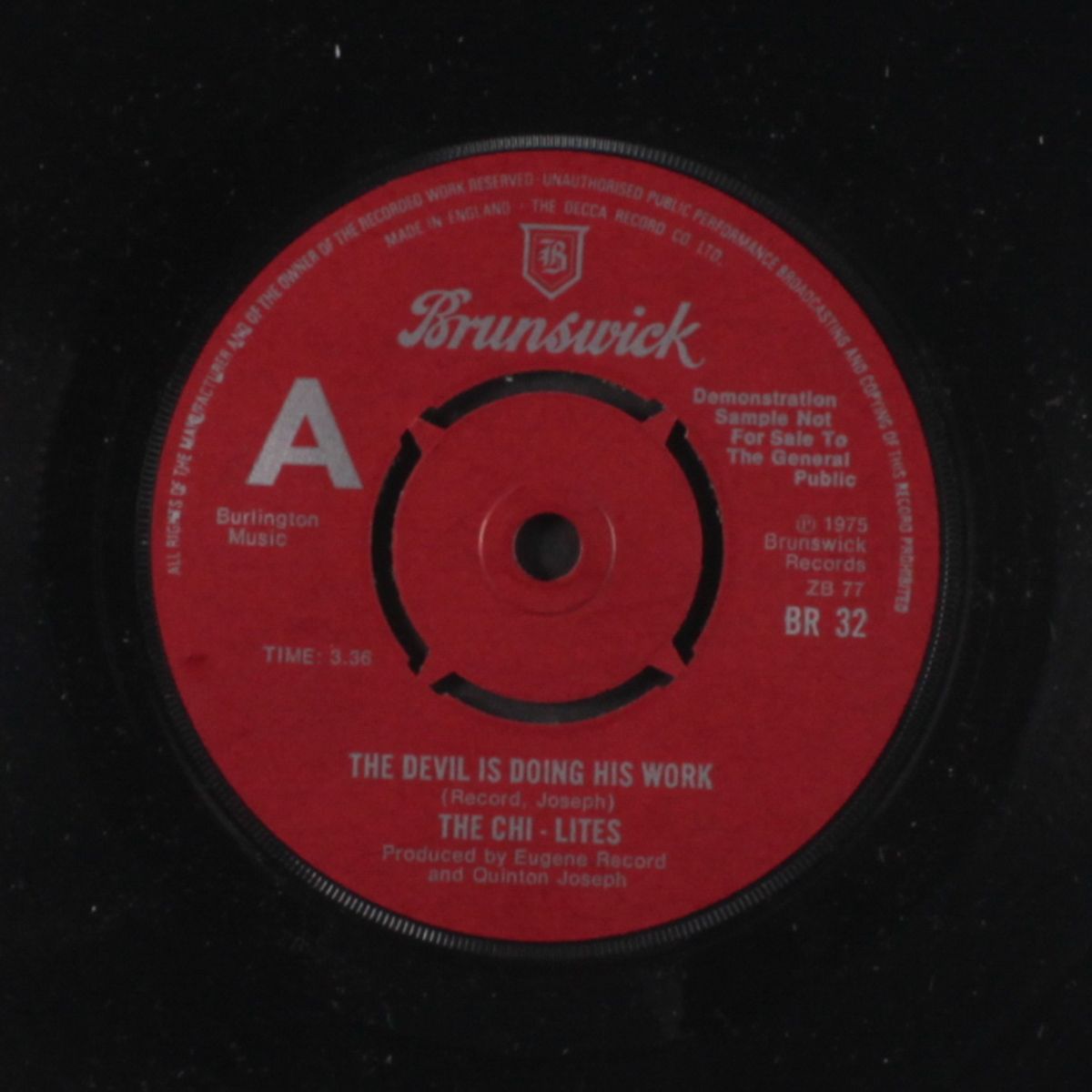 the devil is doing his work / i'm not a gambler by CHI-LITES