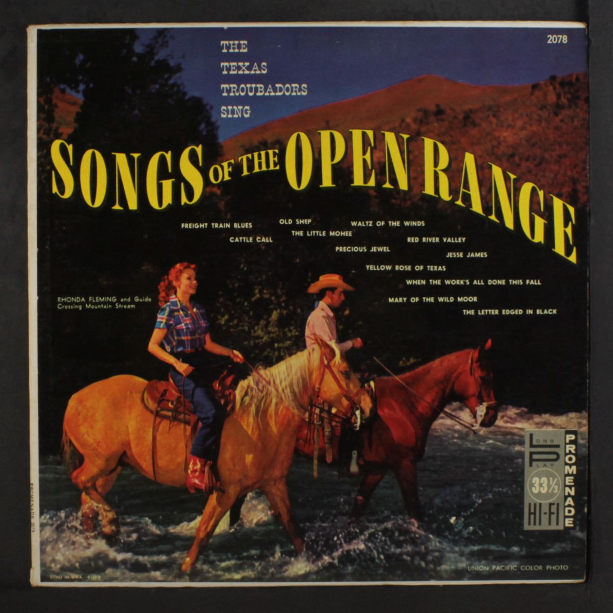 songs of the open range by TEXAS TROUBADORS