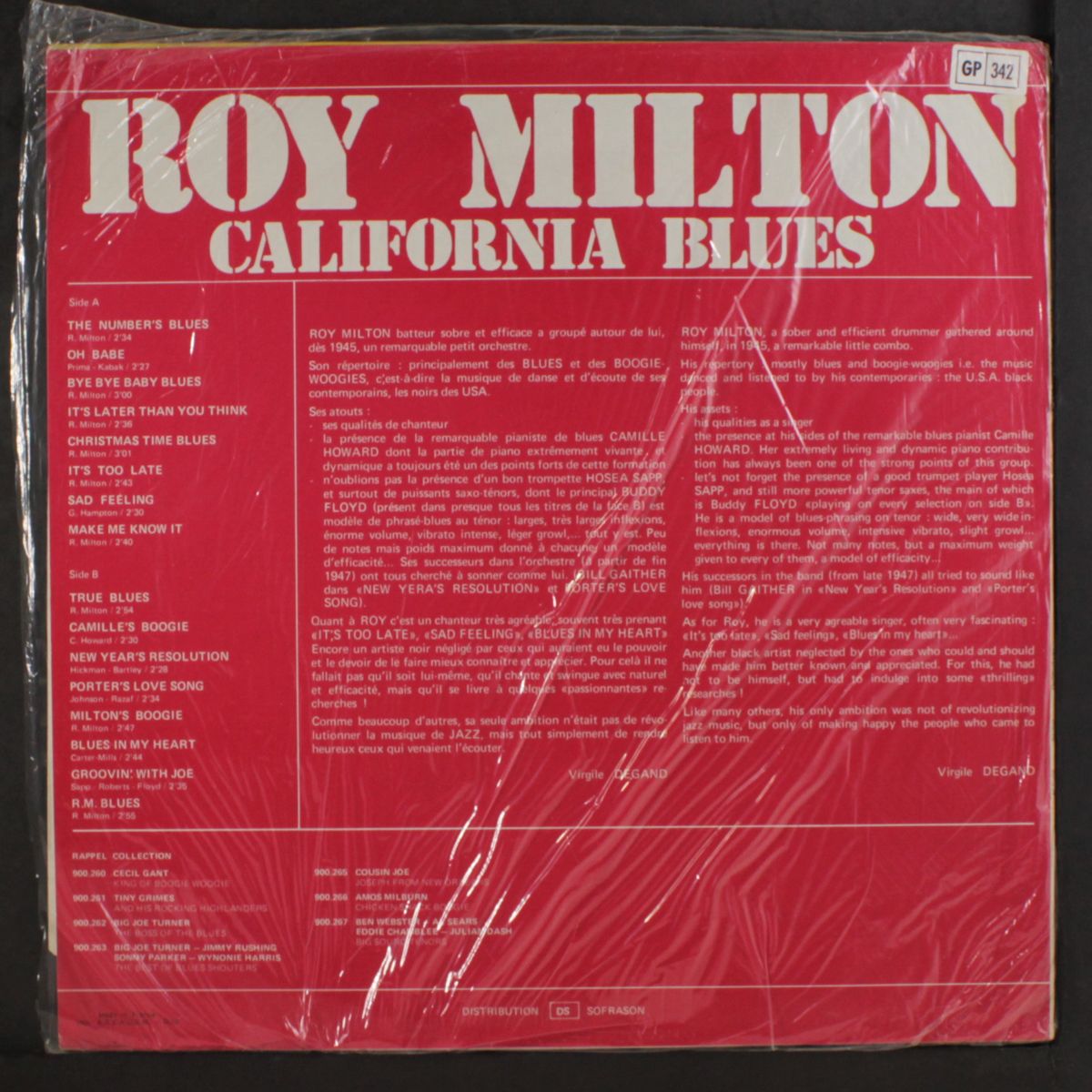 california blues by ROY MILTON