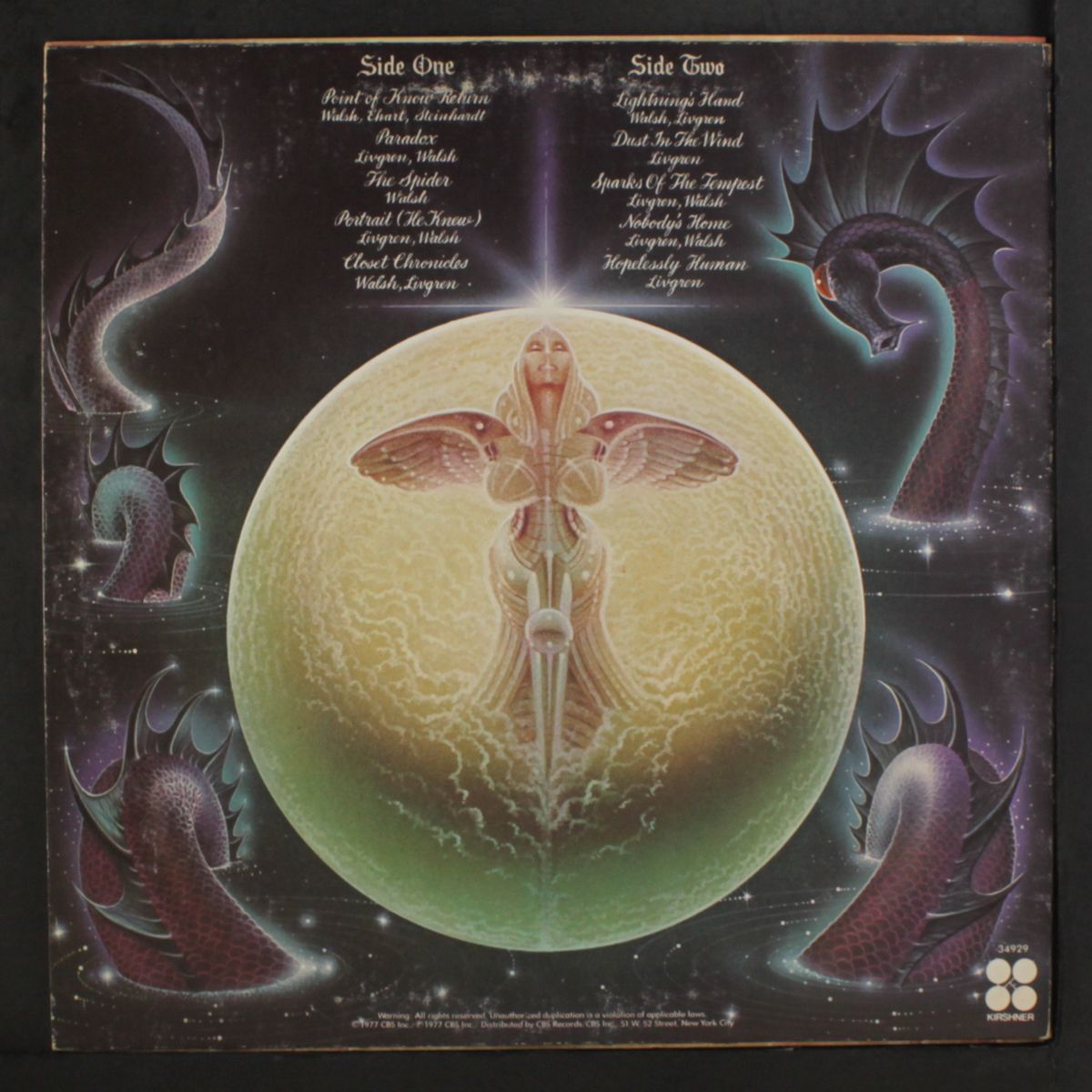 point of know return by KANSAS