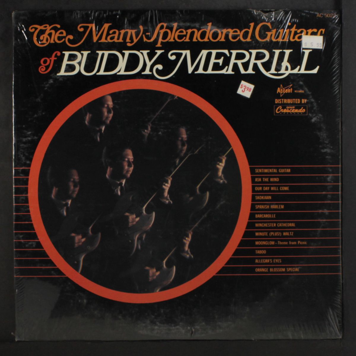 the many-splendored guitars of by BUDDY MERRILL