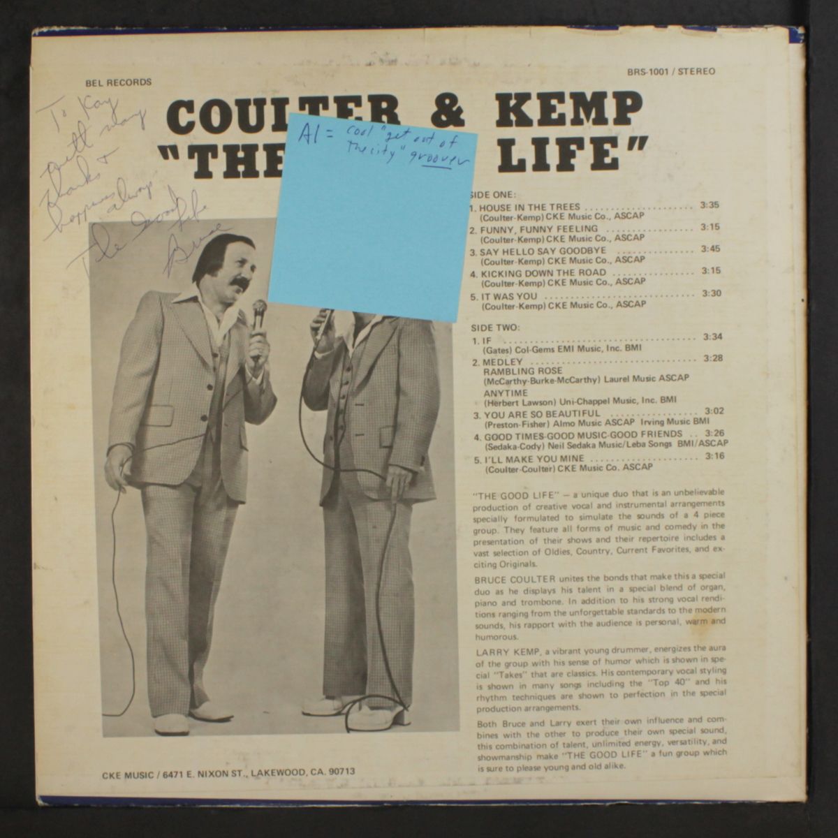 the good life by COULTER & KEMP
