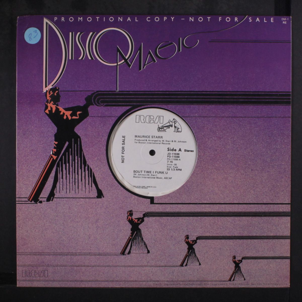 bout time i funk u / baby come on by MAURICE STARR