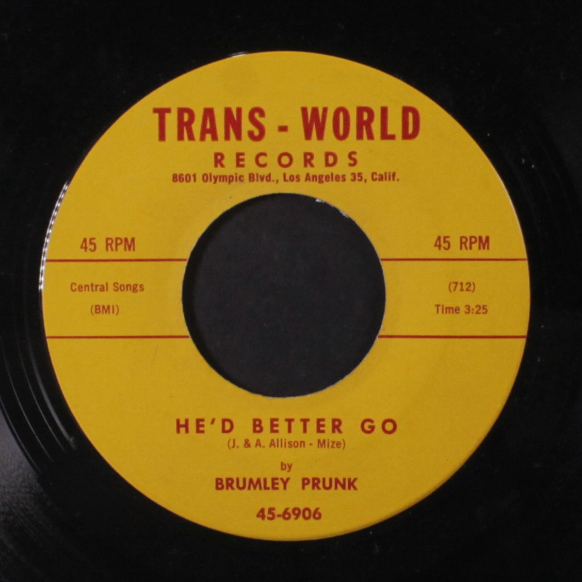 cholley-oop / he'd better go by HONG KONG WHITE SOX / BRUMLEY PRUNK