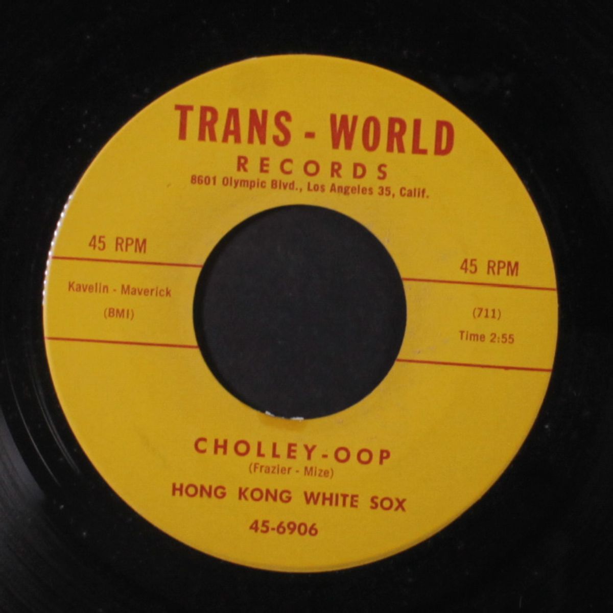 cholley-oop / he'd better go by HONG KONG WHITE SOX / BRUMLEY PRUNK